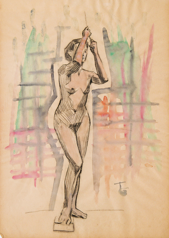 Standing female Nude