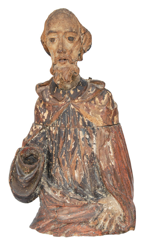 A Baroque sculpture "Saint"