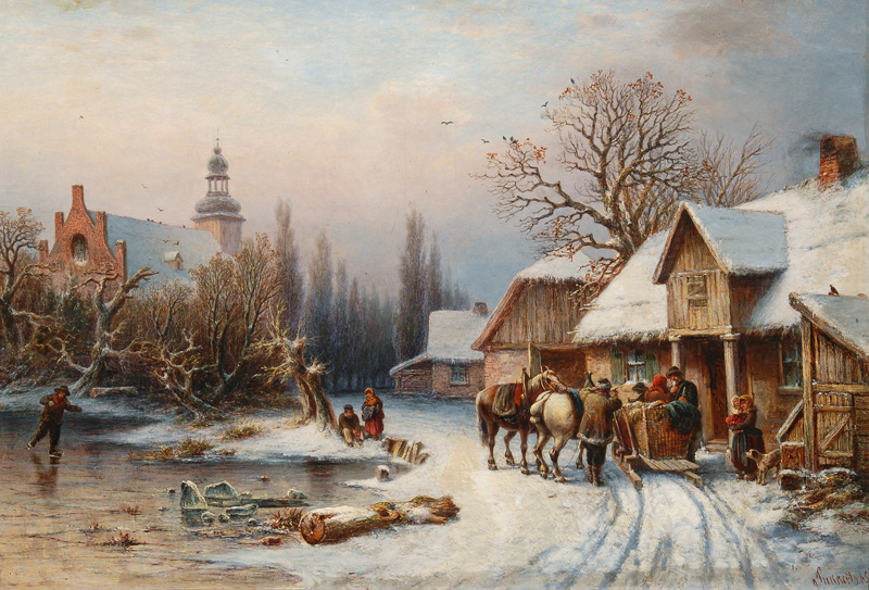 Village in Winter