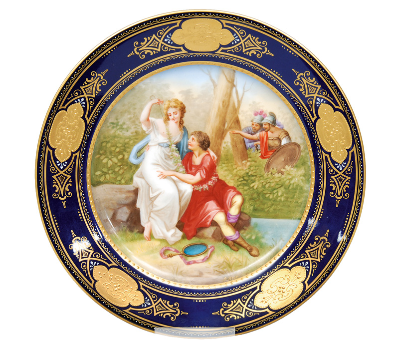 A plate "Tankred and Armida"