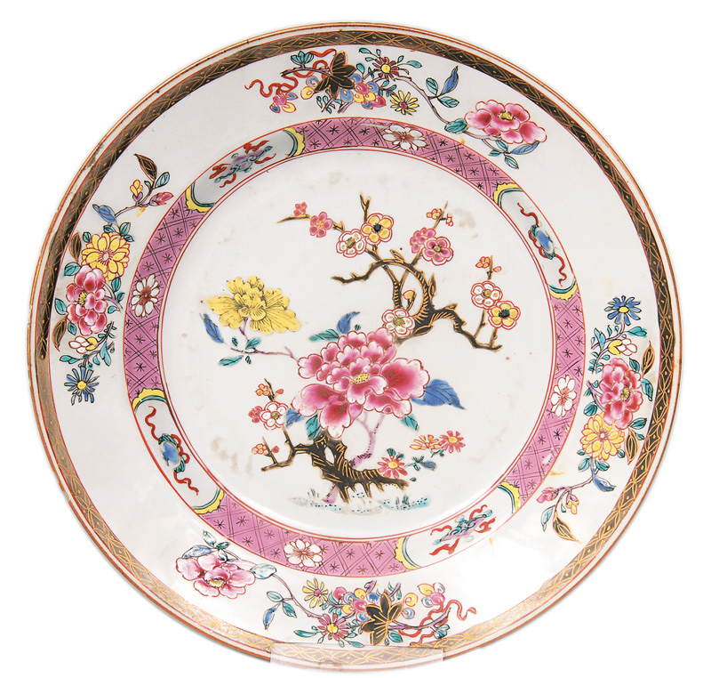 A famille rose plate