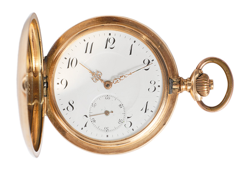 A savonette pocket watch