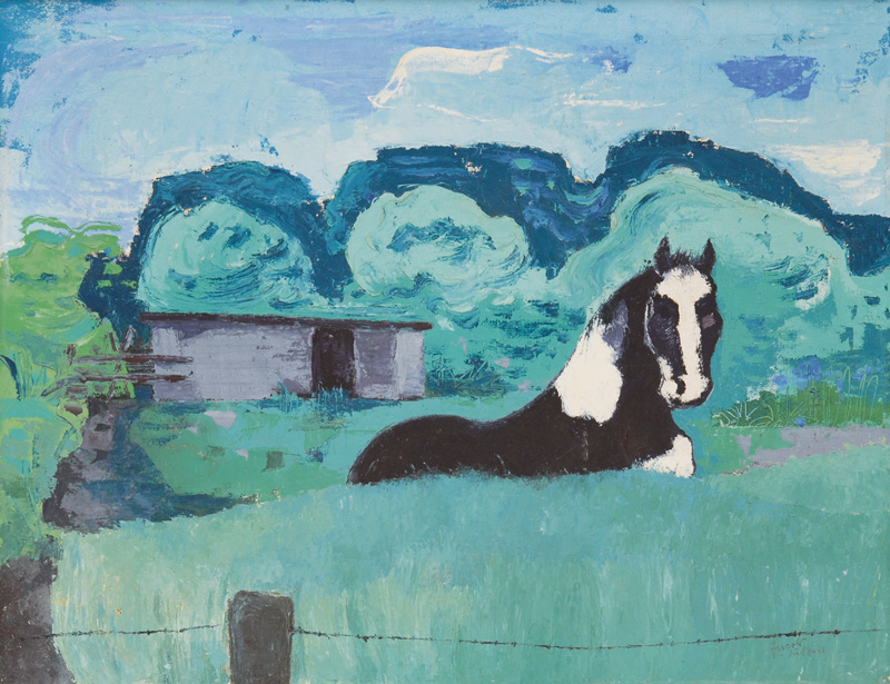Horse on a Pasture