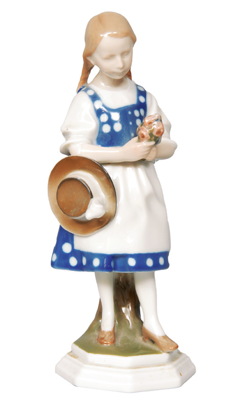 A figurine "Girl with flowers"