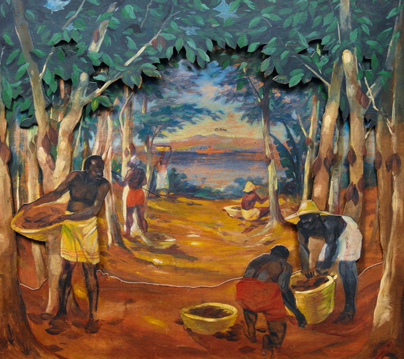 Diorama Cocoa Plantation
