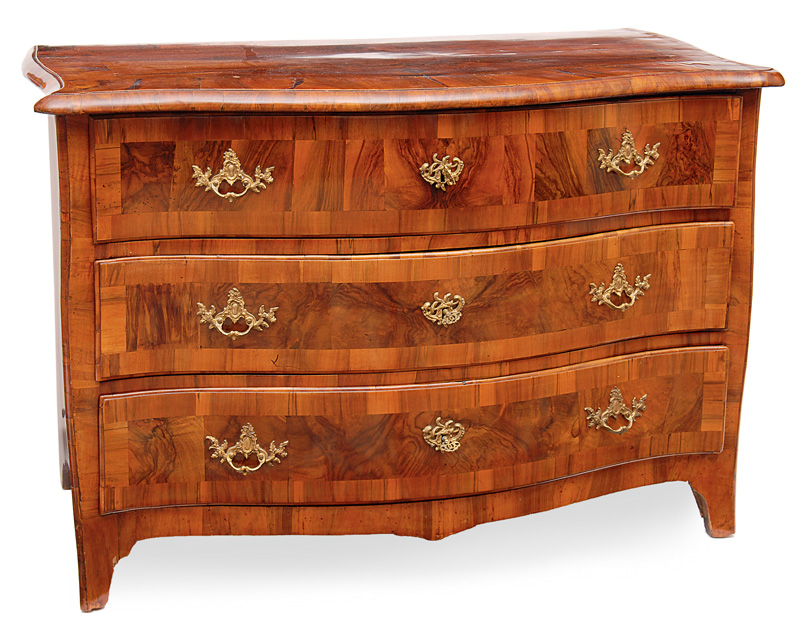 A Baroque chest of drawers