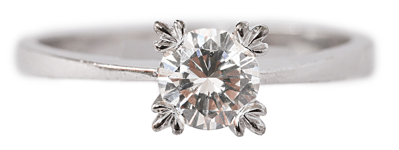 A single stone diamond ring