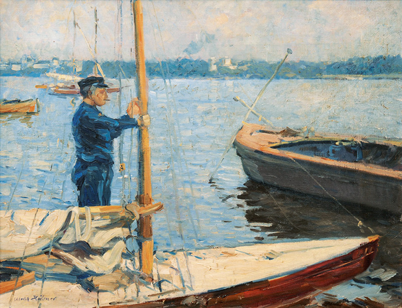 Boats on the Außenalster
