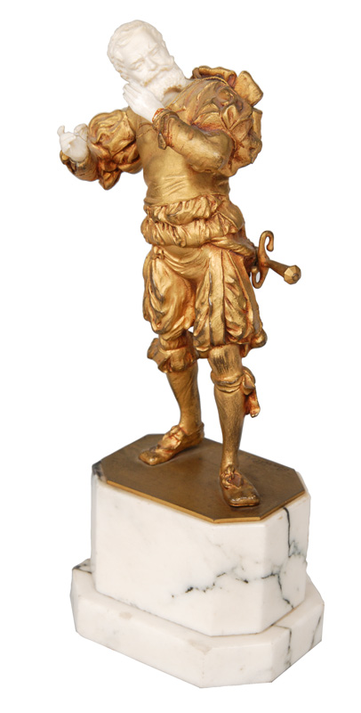 Bronze-Figur "Renaissance-Musketier"