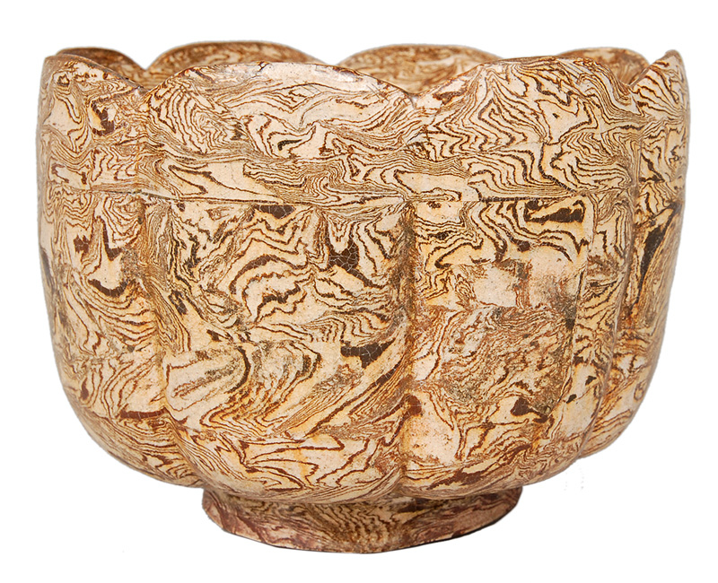 A marbled bowl in Tang style