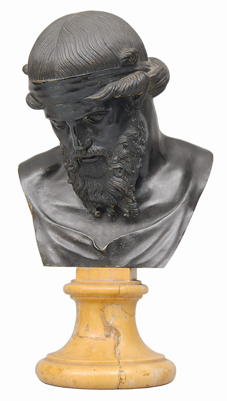 A bronze bust "Dionysos"