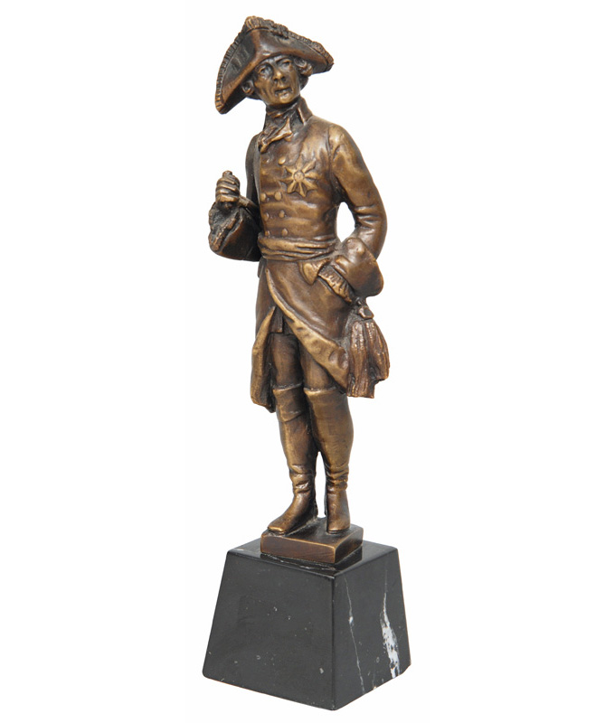 A small bronze figure "Alter Fritz"