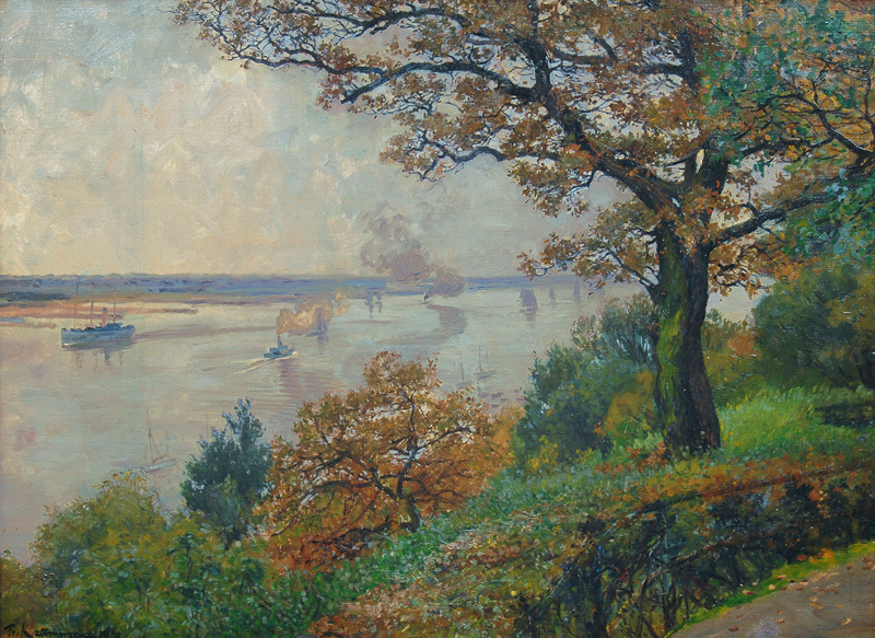 October Day on the Elbe