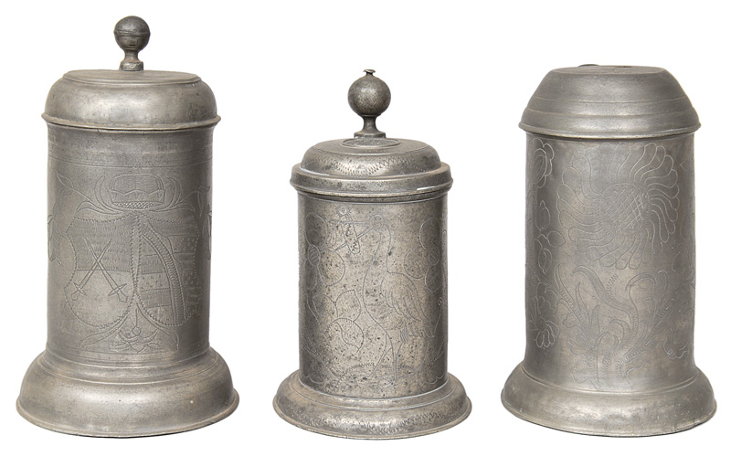 A set of 3 tankards