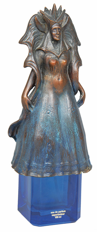 A bronze figure "Queen of the night" of the series "Les beaux arts"