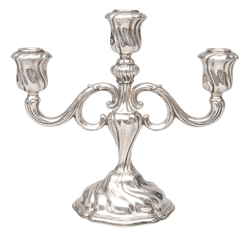 A candleholder in the style of Baroque