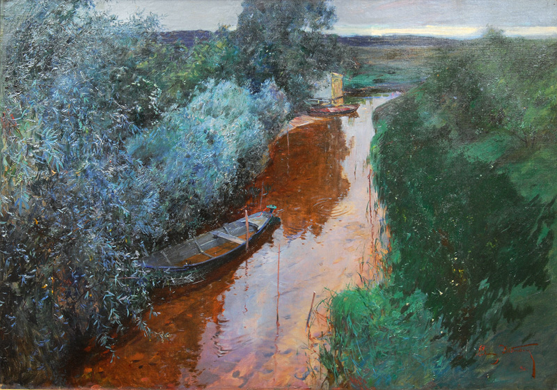 Boats on a Creek