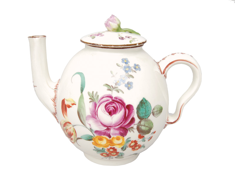 A small jug with flower painting