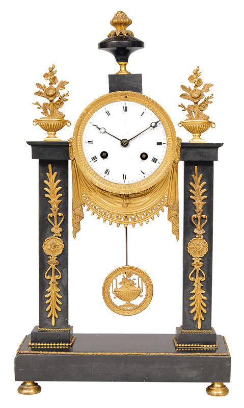 An Empire mantle clock