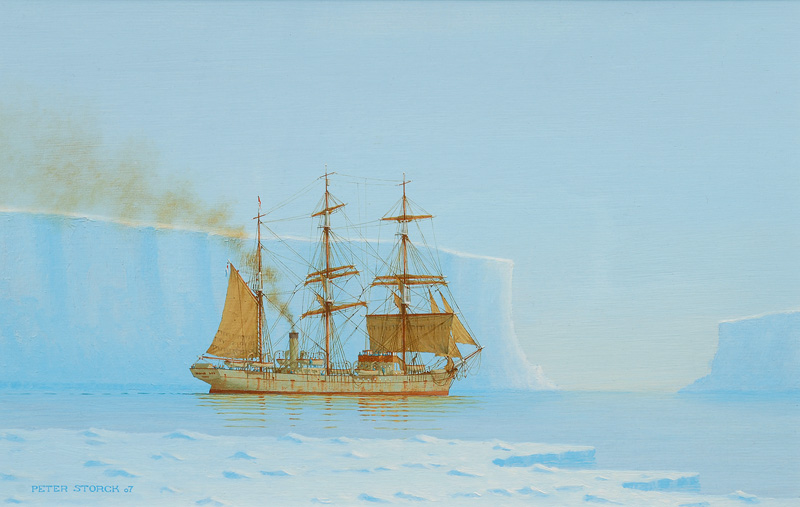 Das französische Forschungsschiff Pourquoi-Pas in der Antarktis