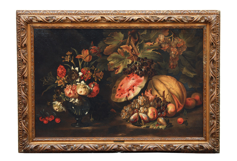 Still Life with Fruits and Flowers