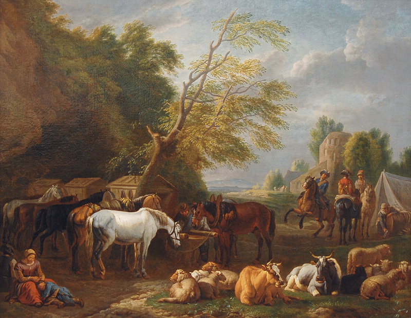 A Cavalry Camp