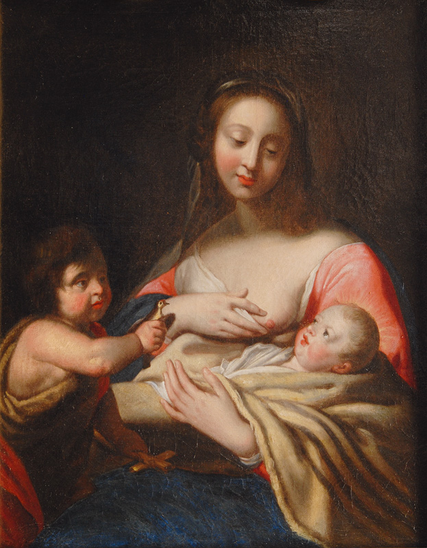 Mary with the Child and the infant St. John