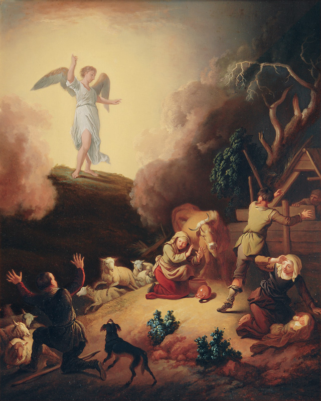Christian Wilhelm Ernst Dietrich, gen. Dietricy - The Annunciation to the Shepherds The Annunciation to the Shepherds