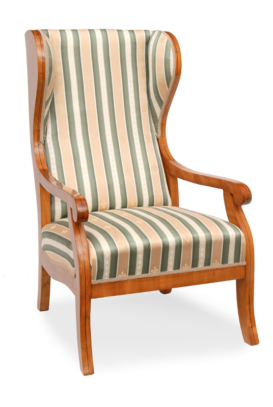 An armchair in the style of Biedermeier