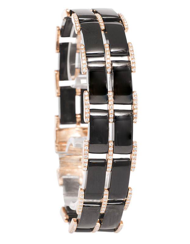 An onyx diamond bracelet