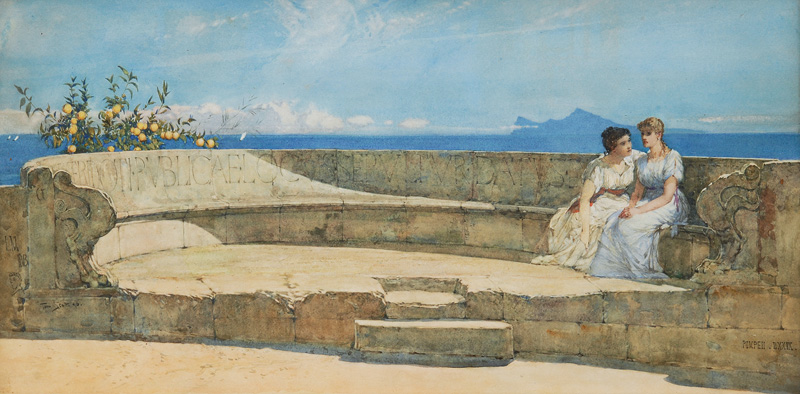 On a Terrace in Pompeij