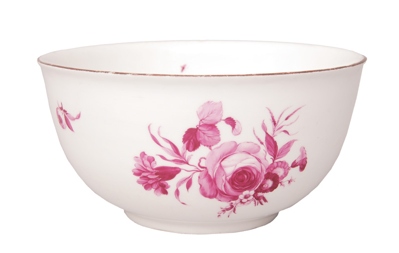 Bowl with flower painting