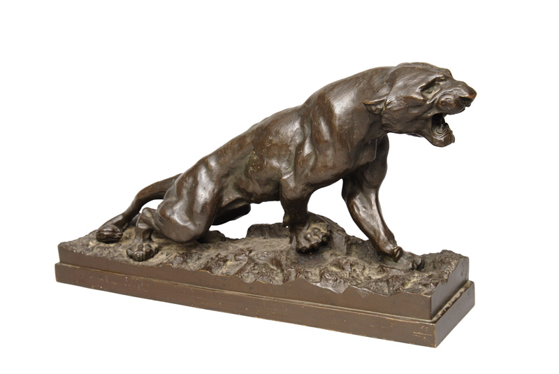 A bronze figure "Panther"