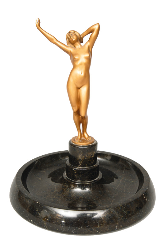 A bronze figure "Female nude"