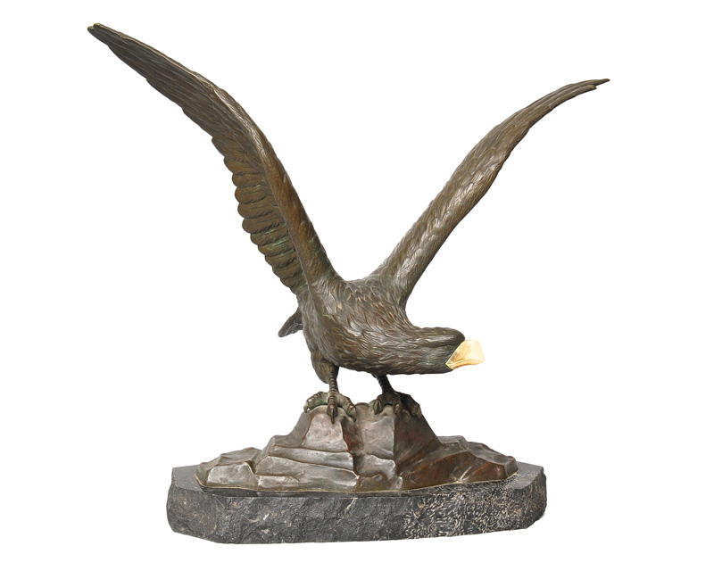 Große Bronze-Figur "Adler"