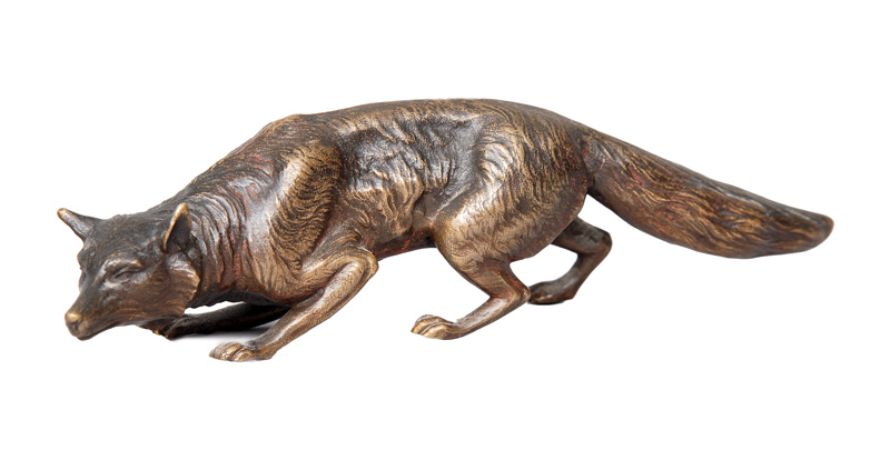 A small bronze figure "Fox"