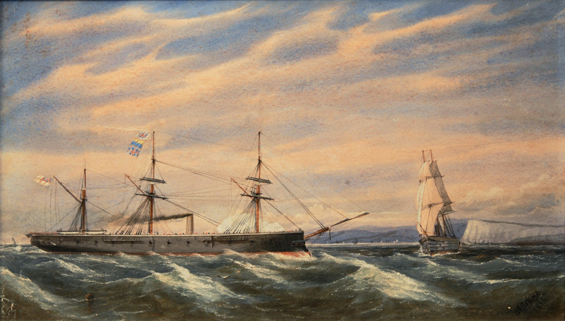 Ironclad off the English Coast