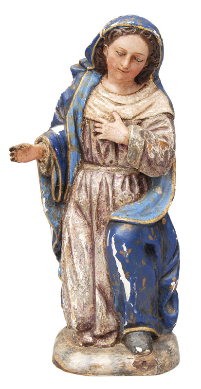 A wood sculpture "Maria Magdalena"