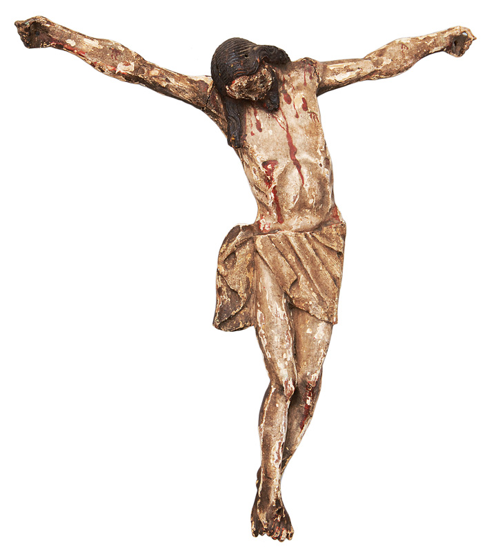 A wood sculpture "Crucifix"