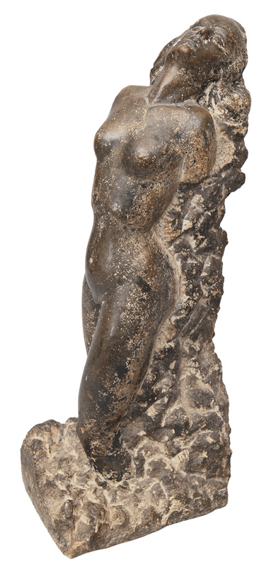 A modern stone sculpture "Female nude"
