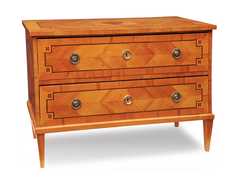 A classicistic chest of drawers