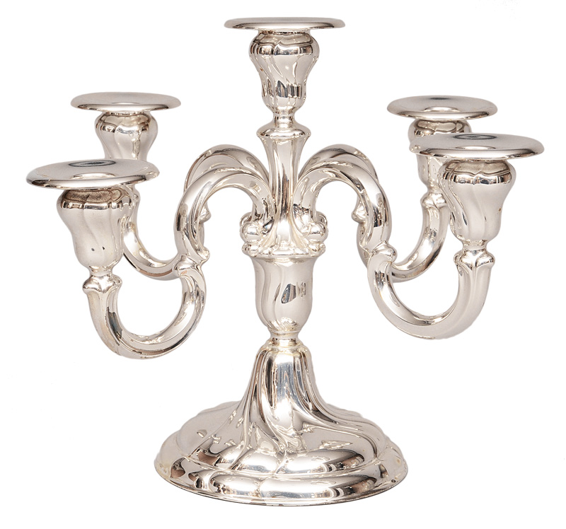 A candelabra in the Baroque style