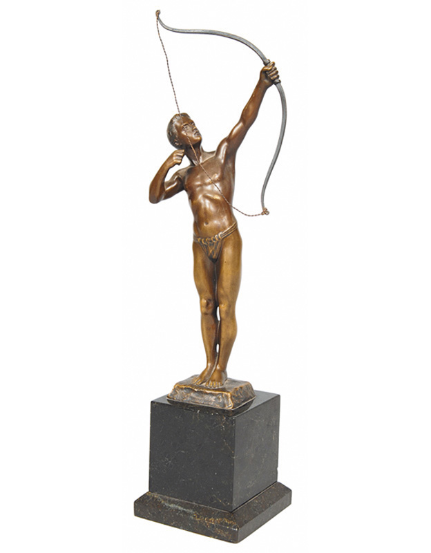 A bronze figure "Archer"