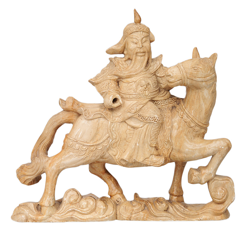 A warrior on his horse A warrior on his horse