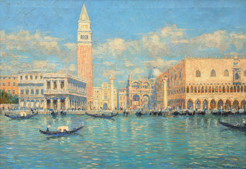 Der Markusplatz in Venedig