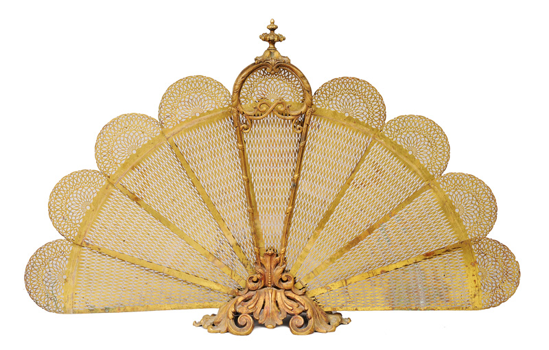 An elegant firescreen