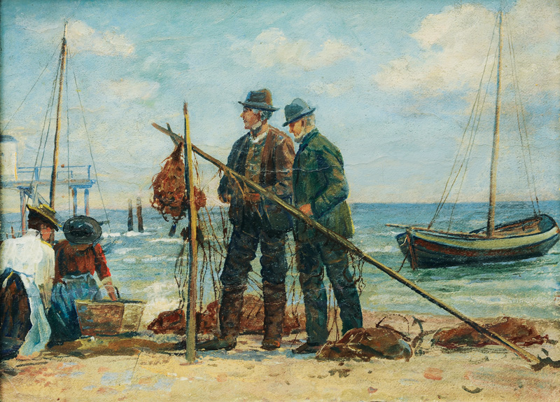 Fishermen on the Beach