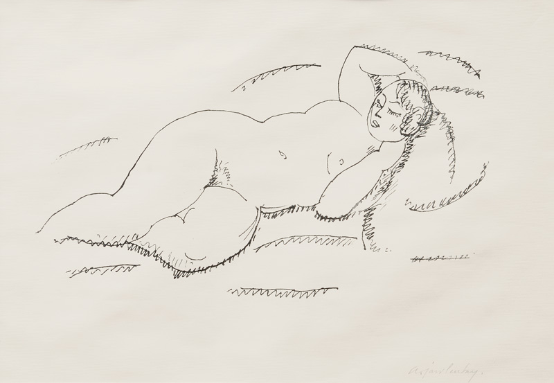 Lying female Nude II