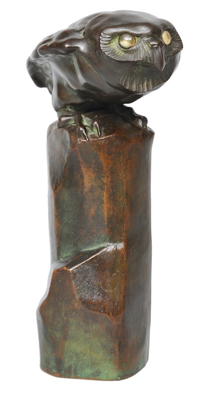Bronze-Figur "Eule"