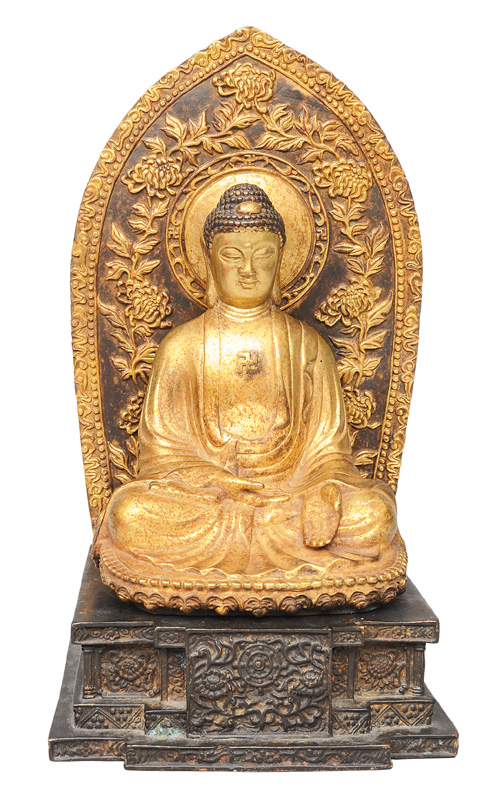 A bronze-buddha "Shakyamuni"